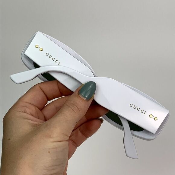 NEW Gucci Sunglasses GG1528S 004 Light Blue Gray Women Authentic - Picture 10 of 12